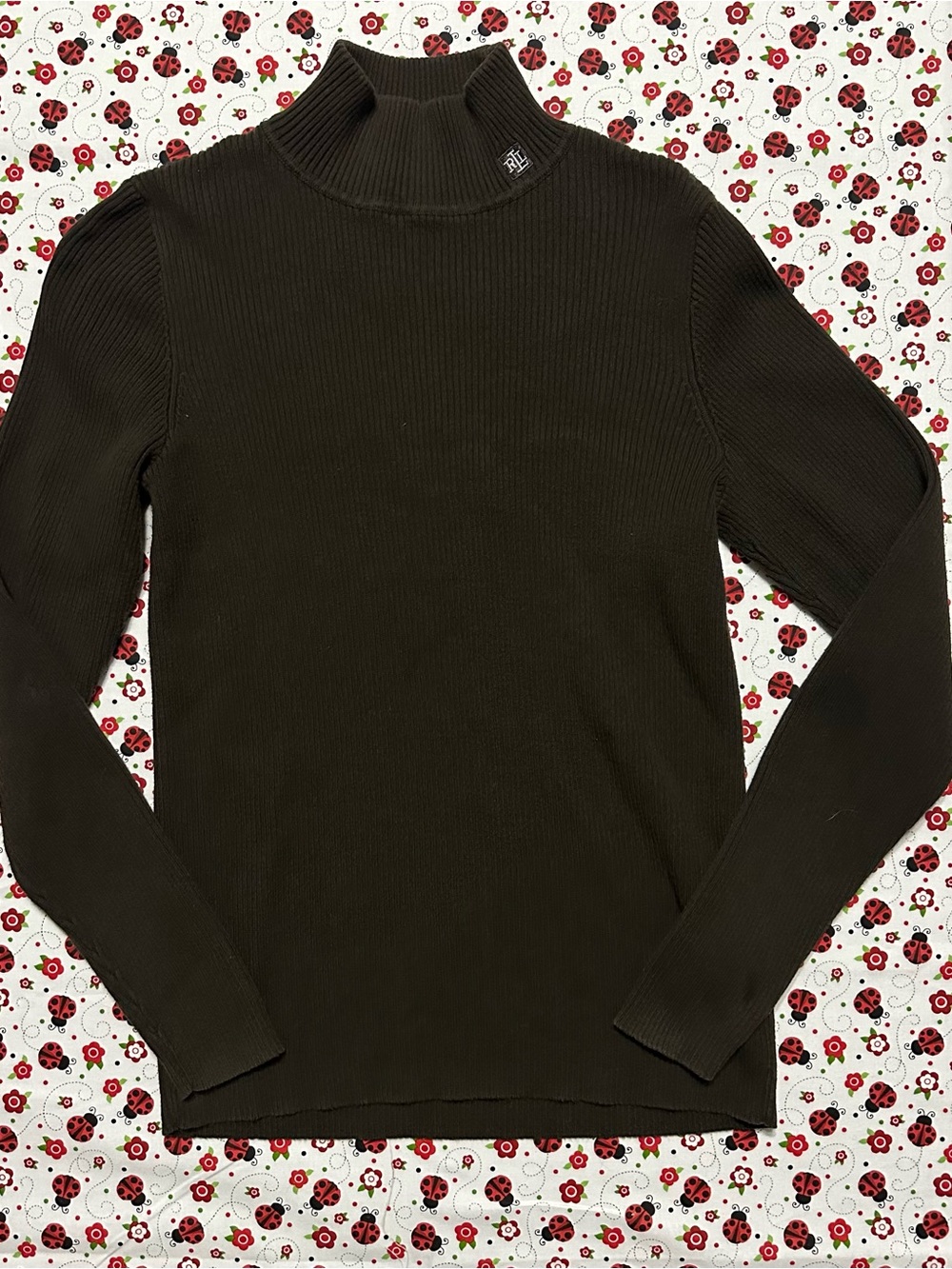 Ralph Lauren Ribbed Turtleneck Sweater Women’s Small